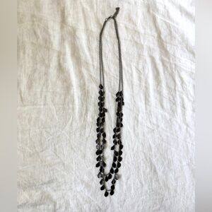BP Layered Metal Leaves Chain Necklace